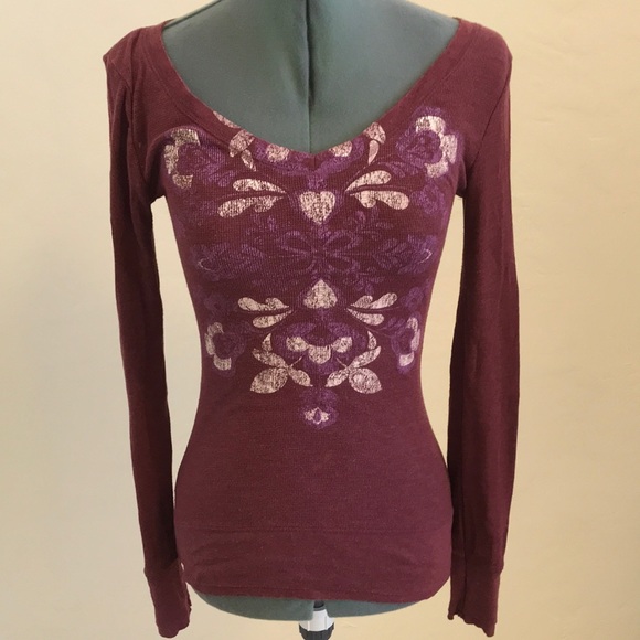 XS Mossimo Supply Long Sleeve Top - Picture 1 of 2